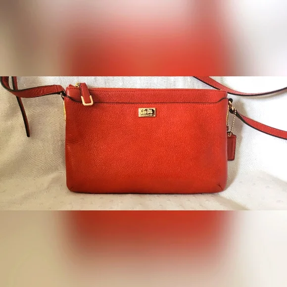Coach | Bags | Burnt Orange Coach Crossbody | Poshmark display picture 2